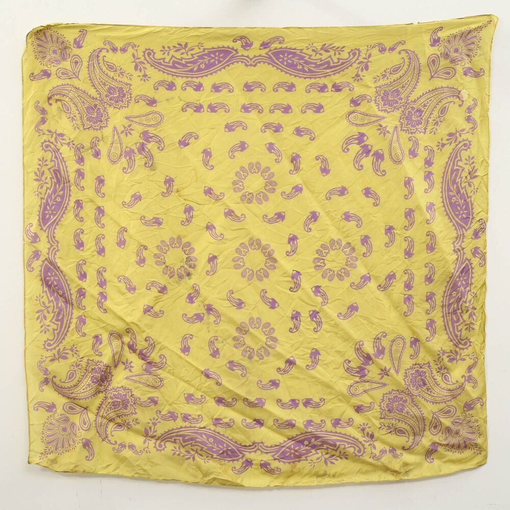 Free People So Silk Printed Bandana Scarf Tube Top Belt Paisley Wrap OS 291162